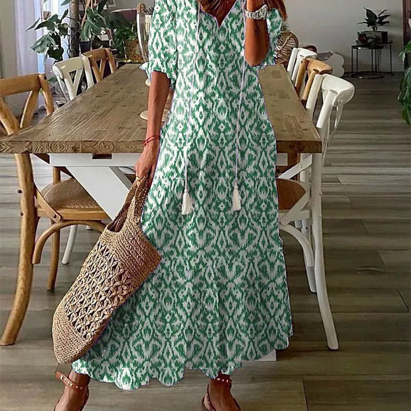 Fallon - Boho Tummy Coverage Dress