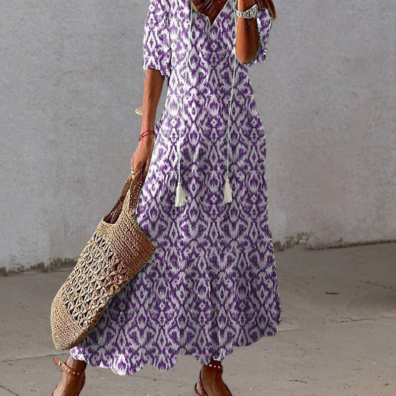 Fallon - Boho Tummy Coverage Dress