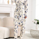 Kathy | Women Vintage Floral Pajama Set