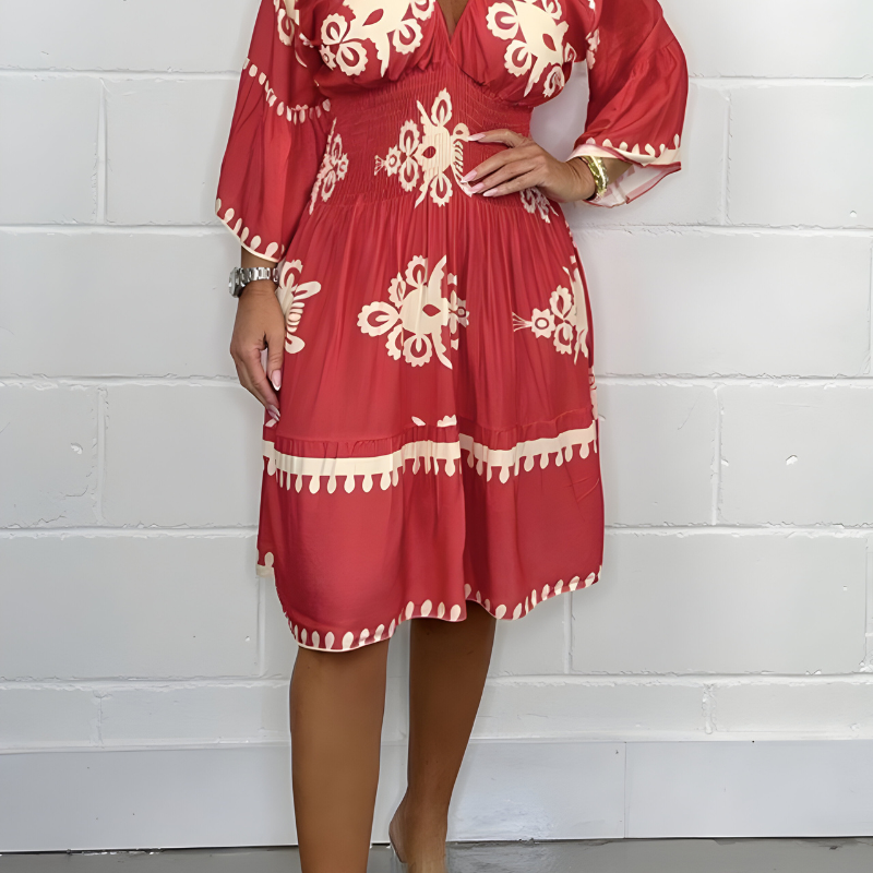 Mila - Flattering Knee Length Dress