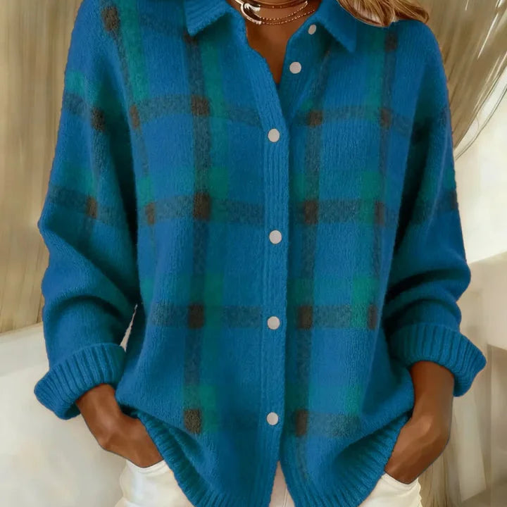 Brinovelle - Chic and Cozy Checkered Vest