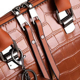 Palmer | 4-Piece Crocodile Pattern Handbag