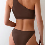 Avery | One Shoulder Bikini With Ring Detail