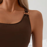 Avery | One Shoulder Bikini With Ring Detail