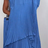 Sherry™ Pleated Midi Top & Wide-Leg Pants Set | Elegant Two-Piece Set