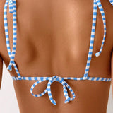 Claire | Lemon Print Triangle Bikini