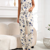 Kathy | Women Vintage Floral Pajama Set