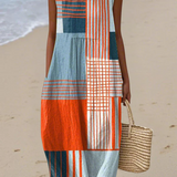 Kim Geometric Midi Dress