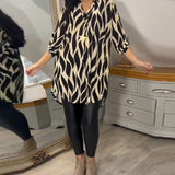 ALEXANDRA™ | Women Printed Loose-Fit Top