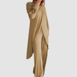 Laine™ Elegant 2-Piece Set | Longline Top and Comfortable Trousers