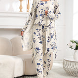 Kathy | Women Vintage Floral Pajama Set