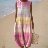 Belle Artistic Midi Dress