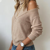 Clara | Off Shoulder Turtleneck Sweater