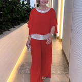 Nessa™ Classy Elegant Set | Relaxed Top and Wide-Leg Trousers