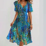 Jolie – Breezy Blue Midi Dress