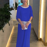 Nessa™ Classy Elegant Set | Relaxed Top and Wide-Leg Trousers