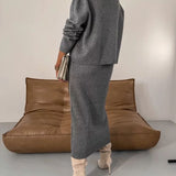 Darla™ Elegant Knit Set | Coordinated Knit Dress and Top