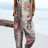 Willa | Cotton Print Overalls