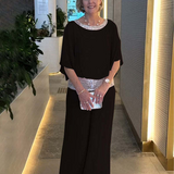 Nessa™ Classy Elegant Set | Relaxed Top and Wide-Leg Trousers
