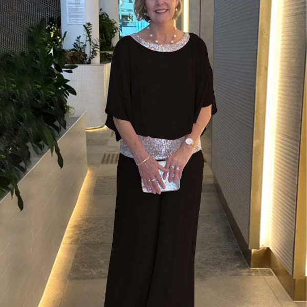 Nessa™ Classy Elegant Set | Relaxed Top and Wide-Leg Trousers