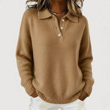 Isabel | Cozy Collared Knit Sweater