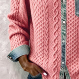 Jane | Soft Denim Patchwork Shirt