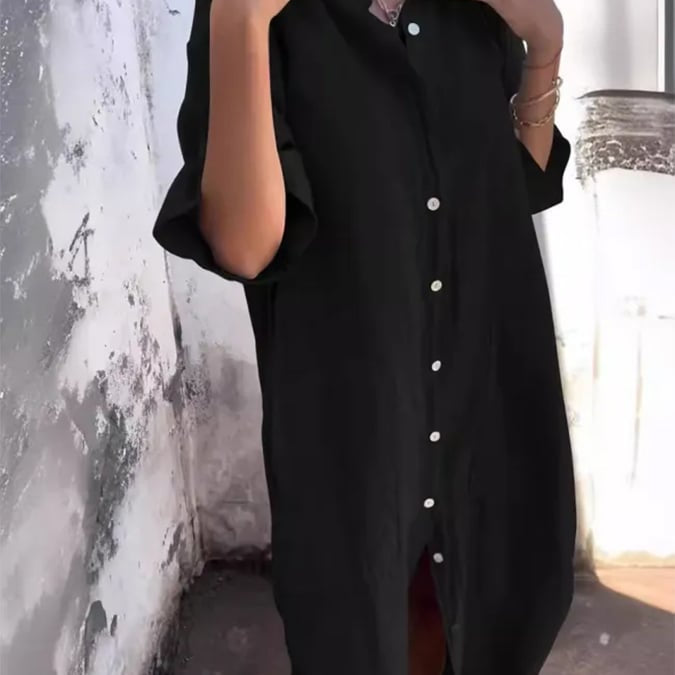 Leonie - Buttoned Breeze Dress