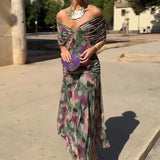 Delphine | Pleated Maxi Dress