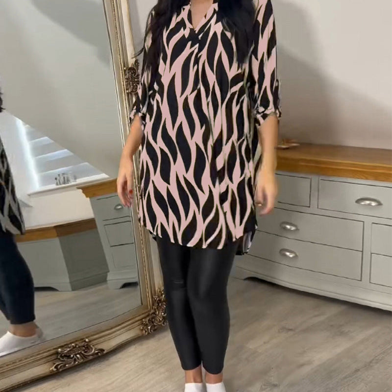 ALEXANDRA™ | Women Printed Loose-Fit Top