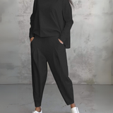 Jackquelin™ Elegant Lounge Set | Matching Chic Top and Trousers