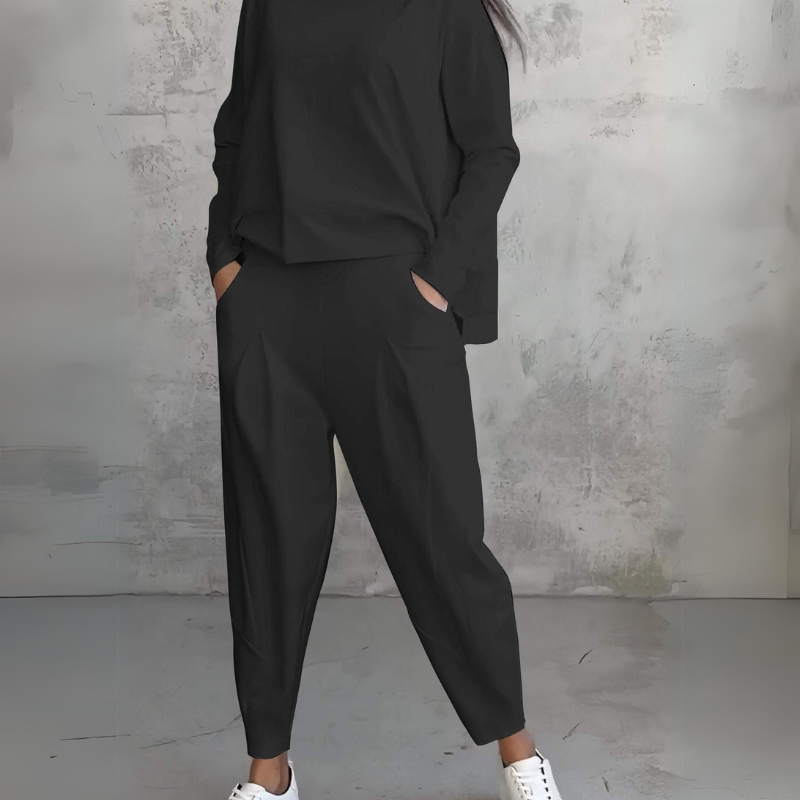 Jackquelin™ Elegant Lounge Set | Matching Chic Top and Trousers