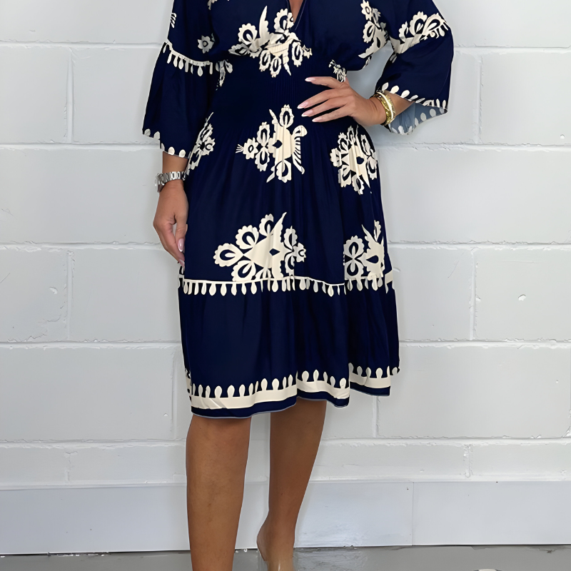 Mila - Flattering Knee Length Dress