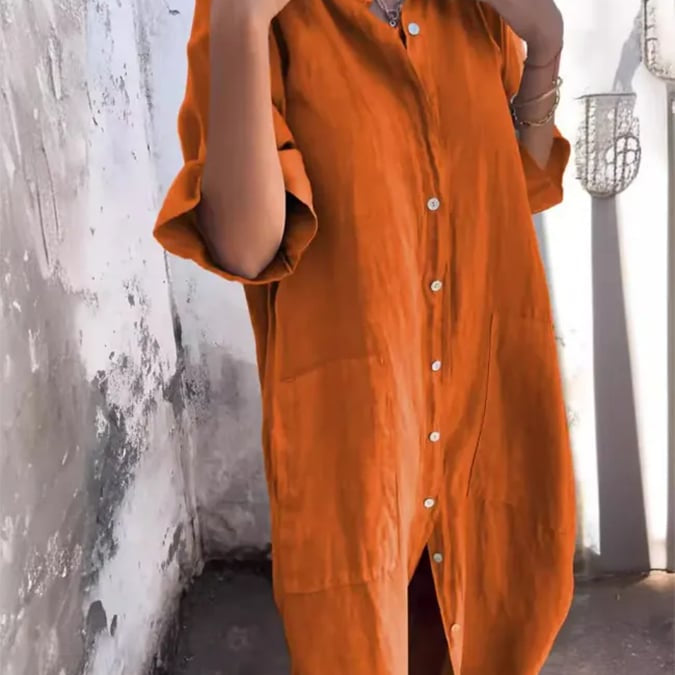 Leonie - Buttoned Breeze Dress