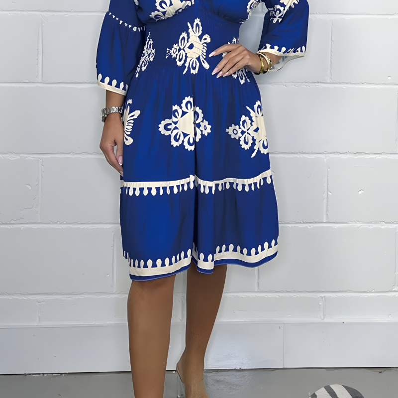 Mila - Flattering Knee Length Dress