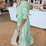 Thea – Chic Floral V-Neck Dress