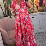Coralina - Vibrant Floral Dress
