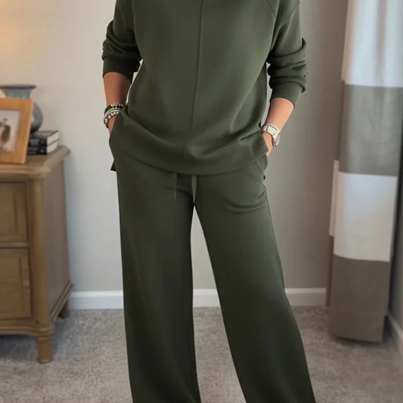 Farah™ Comfortable Set | Coordinated Top and Pants