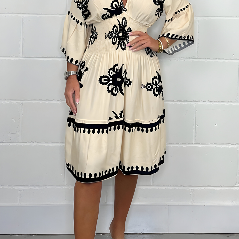 Mila - Flattering Knee Length Dress