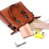 Palmer | 4-Piece Crocodile Pattern Handbag