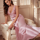 Rosalie | Soft Lace Backless Nightgown