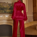 Aurielle | Women Elegance Robe & Pajama Set