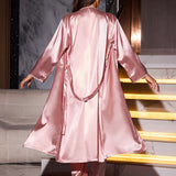 Isabella | 3-Piece Satin Robe Nightwear Set