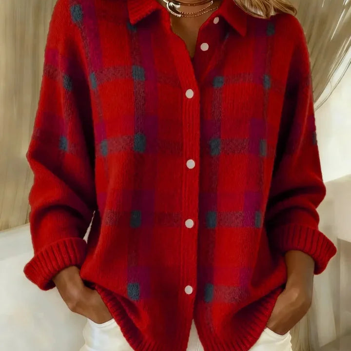Brinovelle - Chic and Cozy Checkered Vest