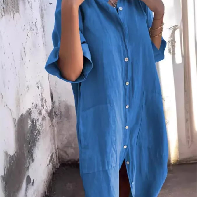 Leonie - Buttoned Breeze Dress