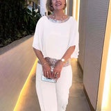 Nessa™ Classy Elegant Set | Relaxed Top and Wide-Leg Trousers