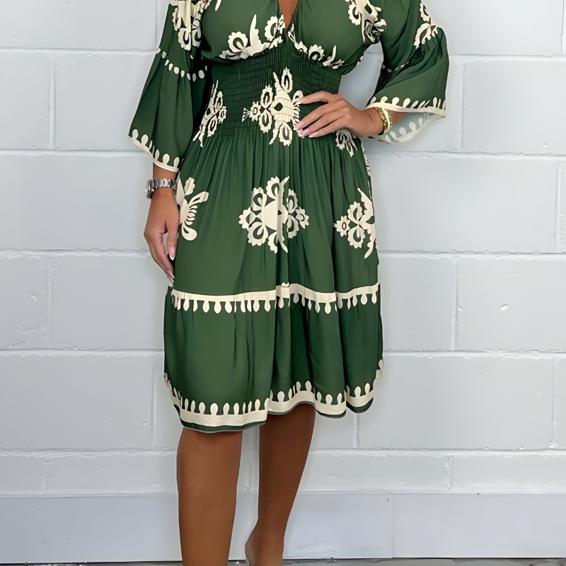 Mila - Flattering Knee Length Dress