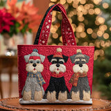 Handmade Bag | Trio of Schnauzers
