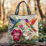 Handmade Bag | Hummingbird & Flowers
