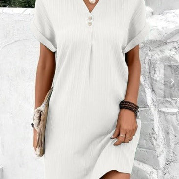 Uma – V-Neck Layered Dress