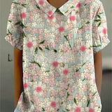 MARLENE™ | Women Vintage Print Shirt